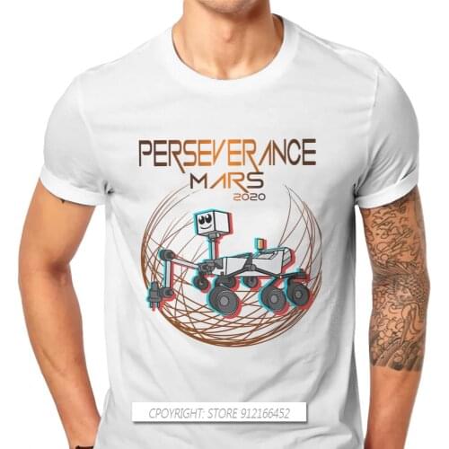 Web Unique TShirt Mars Perseverance Exploration Top Quality Hip Hop Gift Clothes T Shirt Stuff Hot Sale