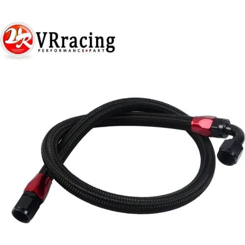 VR - 1METER Fuel Oil Line -10 AN AN10 +AN10 STRAIGHT AN SWIVEL FITTING+90 DEGREE SWIVEL FITTING VR3701W