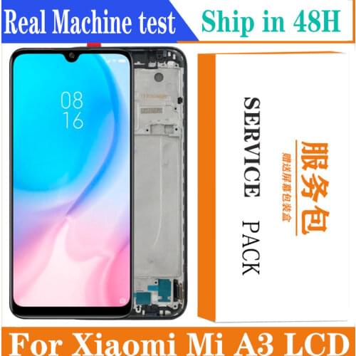 6.088" OLED LCD Replacement for XiaoMi Mi A3 mi A3 Screen CC9e cc9e Display Touch Digitizer Repair parts LCD