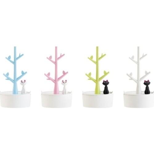 Creative Cartoon Display Stand Cat Design Bracelet Chain Watch Storage Rack Holder Jewelry Organizerl 1Pcs Women Gifts