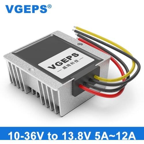 10-36V to 13.8V DC power supply voltage regulator converter 12V24V to 13.8V car walkie-talkie transformer