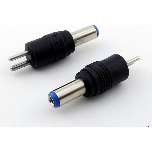 10pcs Universal AC DC Power 5.5 x 2.1mm Male Adapter 2 Pin Plug Charger Tip for Notebook Laptop Straight