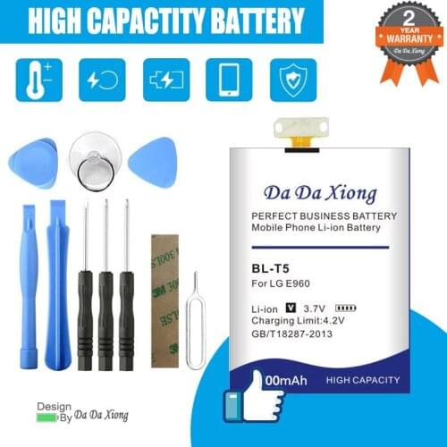 Da Da Xiong 3700mAh BL-T5 Battery for LG Nexus 4 E960 E975 E973 F180 LS970 Optimus G E970