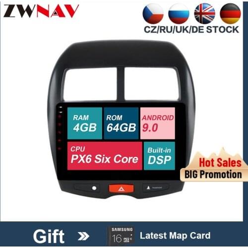 2 din Android 9.0 Car Multimedia player For Mitsubishi ASX 2011-2015 radio stereo GPS navi head unit auto stereo BT touch screen