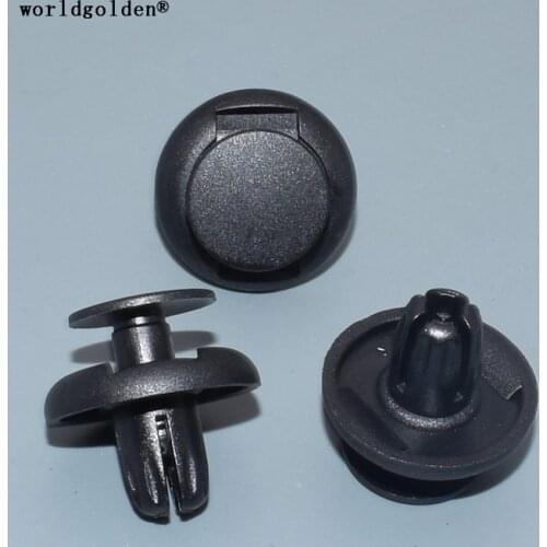 Worldgolden 100pcs plastic clip Front & Rear Bumper Fender Retainer for MBZ#A0009914940