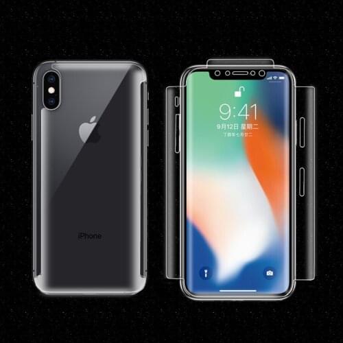 99D Front + Rear HD Full Body Hydrogel Film For iPhone 11 12 pro max X XR XS Max SE 7 8 Plus TPU Screen Protector Gel Nano Film