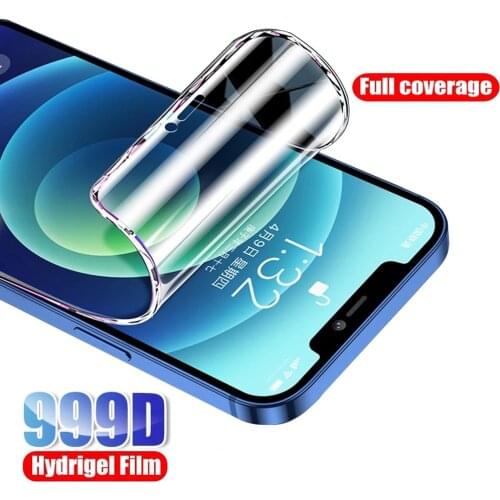 Hydrogel Film For iPhone 11 12 Pro XS Max X XR 7 8 6s Plus SE 2020 Screen Protector For iPhone 12 Mini 11 Pro Max