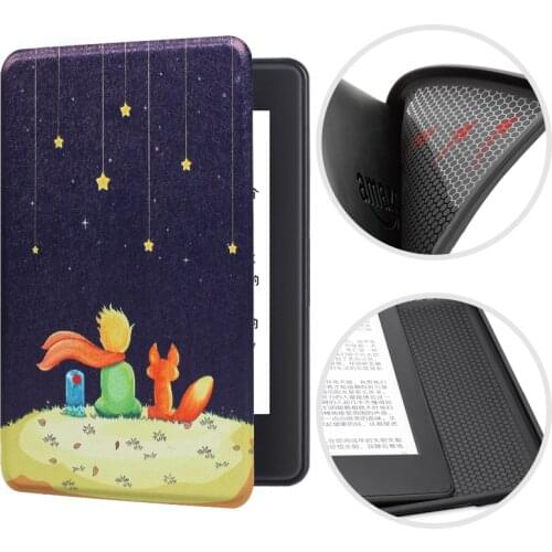 Soft Case for Amazon Kindle Paperwhite 4 Flip Smart Cover for Kindle 10th Silicon Back Case for Paperwhite 2/3