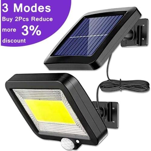 160LED Solar Powered Wall Light Outdoor Waterproof PIR Motion Sensor Lighting Park Courtyard Fence Street Garden Decoration Lamp