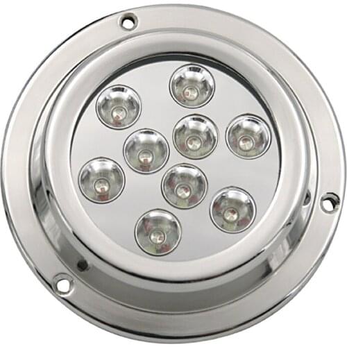 27W 45W DC12-28V Blue Green Red RGB RGBW LED Underwater Boat Swimming Pools Marine Pond Docks Yacht Lights Drop Shipping