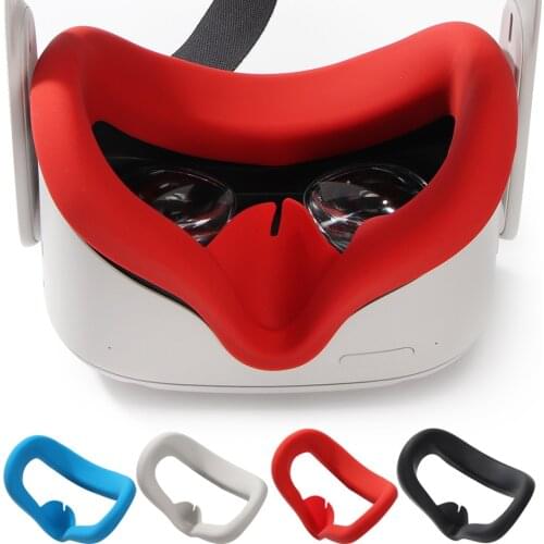 Oculus Quest 2 Replacement Face Pad Silicone Cushion Face Cover Protective Mat Eye Pad For Oculus Quest 2 VR Accessories
