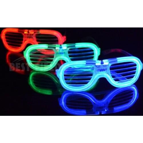 Led 3 Mode Led Flashing Glow Shutter Glasses EL Glasses with Battery for Event Party Supplies NYZ Shop