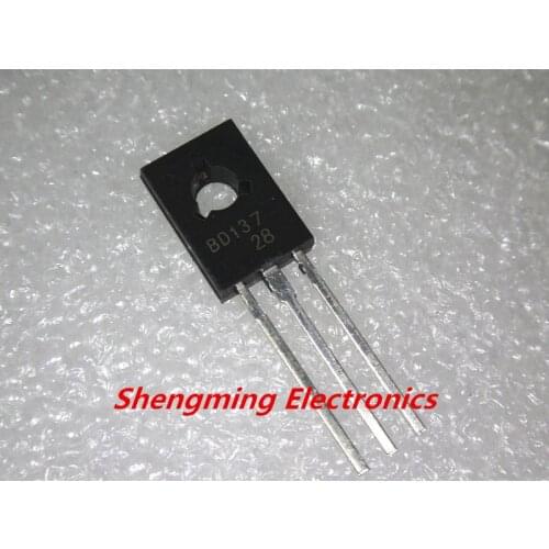 100PCS BD137 TO-126 transistor
