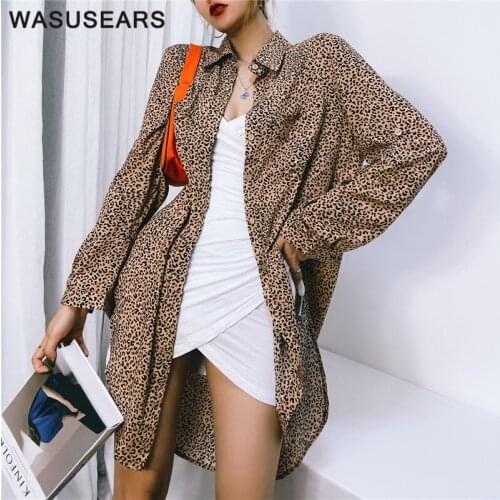 Wasusears Leopard Blouses