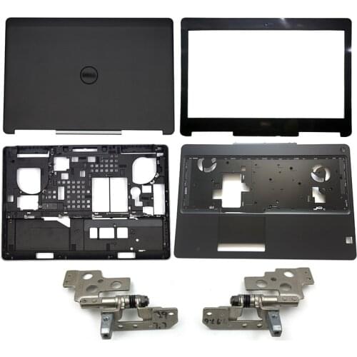 Laptop LCD Back Cover/Front Bezel/Hinges/Palmrest/Bottom Case For DELL Precision 7510 7520 Series 0JYVG2 0CXT35 A166PT 03K8M9
