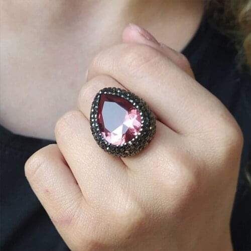 Sultanite Woman Ring, Handmade Silver Black Sultanite Ring, Sultanite Silver Handmade Ring, Woman Silver Sultanite Ring