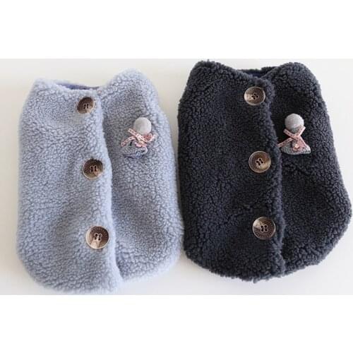 Small Dog Vest Coat Winter Puppy Outfit Garment Chihuahua Yorkshire Pomeranian Clothing Warm Pet Costume Apparel Outerwear XS