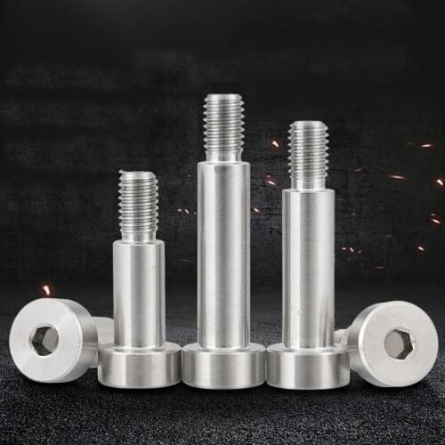 304 Stainless Steel M2 M2.5 M3 M4 M5 M6 M8 M10 M12 Hexagon Socket Plug Shoulder Contour Sholudered Equal Height Screw Limit Bolt