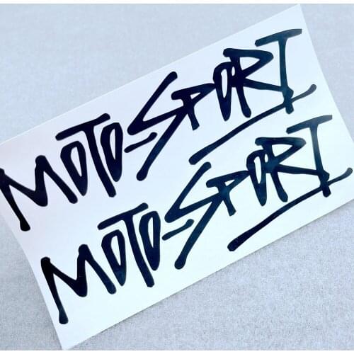 1 Pair DIY Reflective Motorcycle Sticker Decoration Fuel Tank Motor Side Decal Logo Pad Fairing For YAMAHA Racing MOTO-SPORT