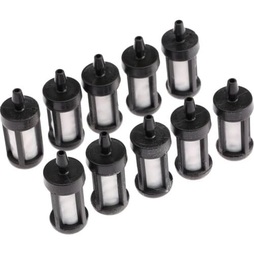 10Pcs Replace Chainsaw Strimmer Trimmer Brush Cutter Fuel Hose Pipe with Tank Filter for ZAMA STIHL MS180 MS250 MS260 MS290MS390