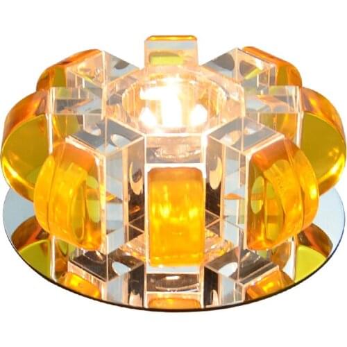 2017 creative corridor lamp crystal lamp LED ceiling lamp hall ceiling lamps entrance go modern minimalist Gallery lights ZCL