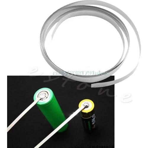 8mm x 0.15 Ni Plated Nickel Strip Tape 1M For Li 18650 Battery Spot Welding
