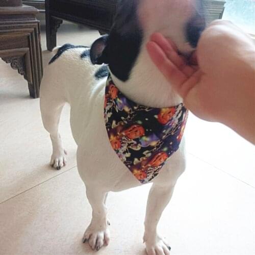 Dog Bandanas Large Pet Scarf Pet Bandana For Dog Cotton Plaid WashableBow ties Collar Cat Dog Scarf Large Dog Accessories