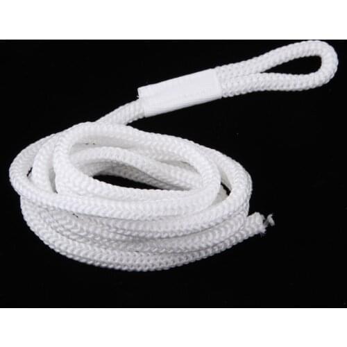 White Double Braid 1/4 INCH X 5 FT Boat BUMPER FENDER LINES Marine Docking Rope Resistant To Abrasion Mildew