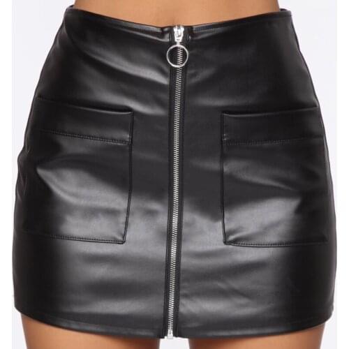 Bigsweety Women's Leather Shorts