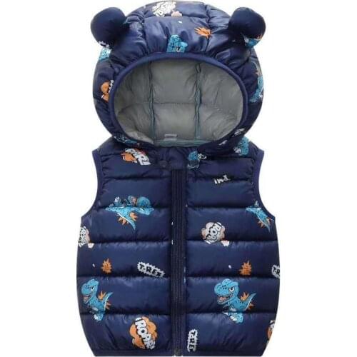 Kids girls vest coats winter/autumn childrens clothing baby boys hooded waistcoat casual cotton vest fashion outerwear
