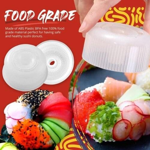 Kids Rice Bento Sushi Maker rice ball mold Sushi Donut Shape Maker Home DIY Kids Rice Bento Sushi Maker Round Rice Mold