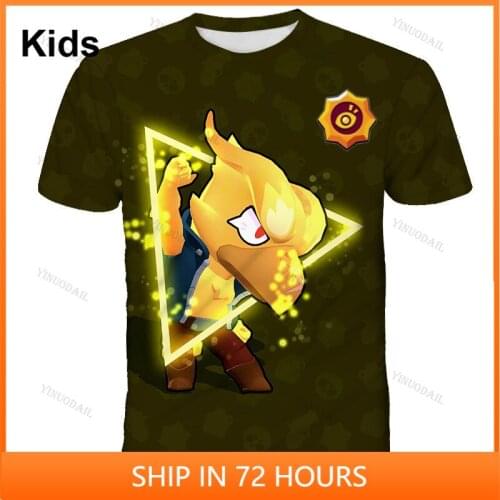 Colt Nita Spike and Star,Leon Child Kids Tshirt Game 3d T-shirt Shirt Girls Harajuku Short Sleeve Coat Boys Clothes
