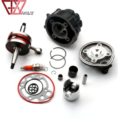 90cc 49mm Big Bore Cylinder Kit & Racing Crankshaft For Aprilia AF1 MX RS 50 RX Enduro Special Engine Tuono 50cc AM4 AM5 AM6 2T