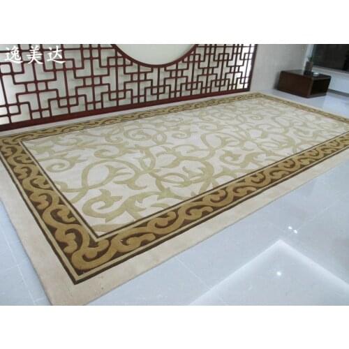 Pure wool carpet customize thickening encryption living room coffee table carpet fashion big carpet y899