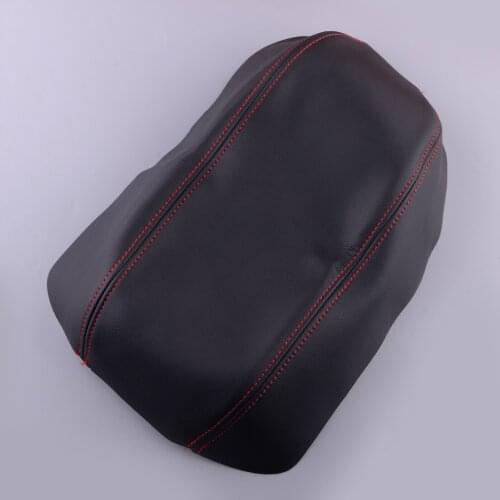 Car Microfiber Leather Center Console Armrest Lid Cover Trim Fit For Honda Civic 2006 2007 2008 2009 2010 2011