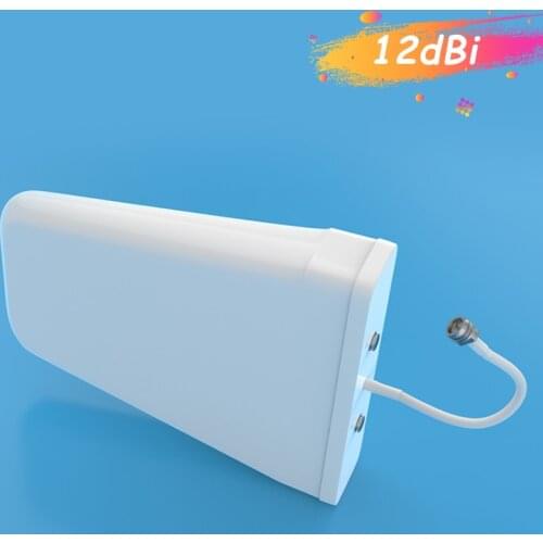 Lintratek 12dB Outdoor Antenna for GSM 2G 3G 4G Signal Repeater Aerial for 900 1800 2100 2600 850 1900 1700MHz Universal Antenna