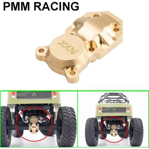 Metal Brass Differential Cover for Axial SCX24 90081 RC Model Car Accessories Upgrade Parts