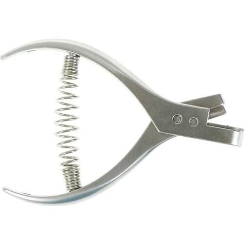 DIY Metal Steel Pattern Hole Notcher Sewing Pliers Notch Punch Tailor Designer Maker Tool