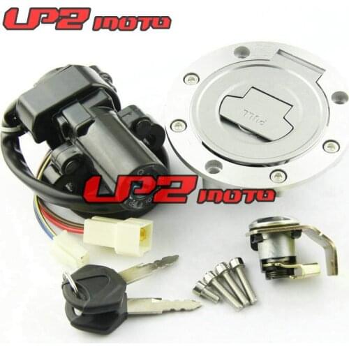Motorcycle Lock Kits Ignition Switch Lock Tank Cap For YAMAHA YZF R1 2004-2014 YZF R6 2006-2016
