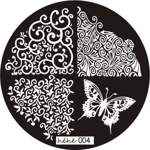 2015 Newest 10Pcs Nail Art Stamping Image Metal Plates Kit Set 36Mixed Designs with Stamp, hehe001-036