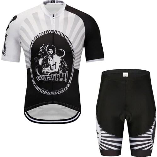 Outdoor Bicycle 2019 New Short Sleeves Cycling Jerseys Bib shorts set Summer Style Mtb Maillot Ciclismo