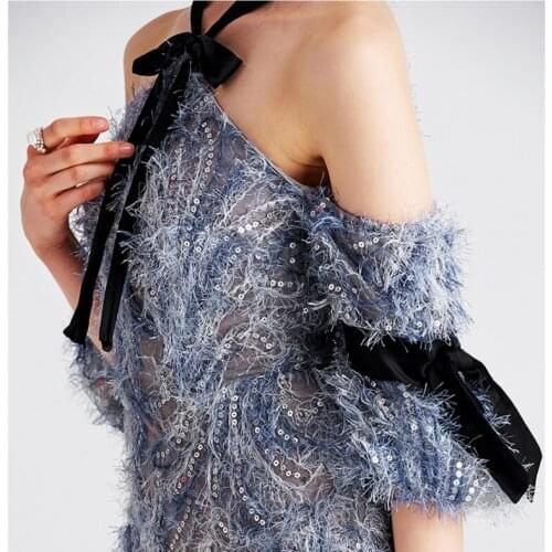 Dresses New Summer Party Womens Dresses with Blue High-quality Dresses Fashionable, Comfortable and Air-breathable