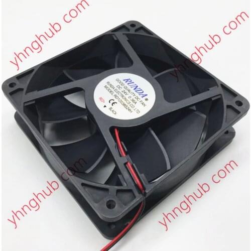 RUNDA RD12038S24H DC 24V 0.36A 120x120x38mm 2-wire Server Cooling Fan