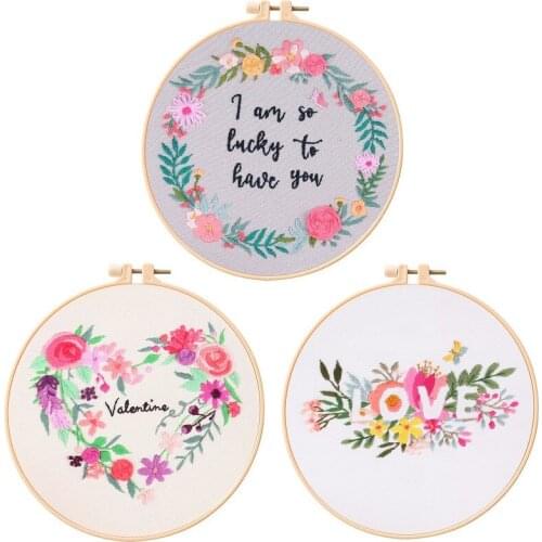 Love Embroidery Starter Kit for Beginners, Modern Embroidery Kits, Contains all Embroidery Tools, English Description