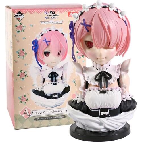 Anime Re: Zero Starting Life in Another World Rem Ram PVC Bust Figure Statue