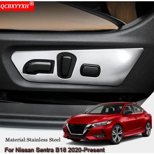 Car-styling Car Interior Seat Adjustment Decoration Sequins Stickers Covers Auto Accessories For Nissan Sentra B18 2020-Present