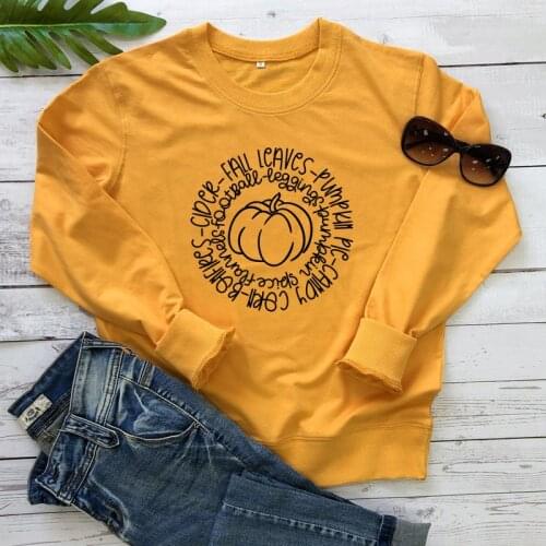 Fall Leaves Pumpkin Pie Sweatshirt Funny Women Graphic Fall Sayings Pullovers Trendy Autumn Long Sleeve Thanksgiving Sweatshirts
