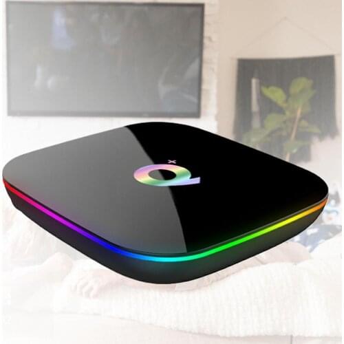 Q PLUS H6 for Android 9.0 TV BOX STB 16G/32G/64G TV Set Top Box Remote Control WiFi 6K HD Network Player TV Box EU/UK Plug