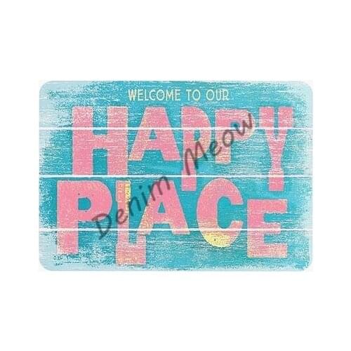 English Flower Garden Vintage metal plates Summer surf Best Offers Metal tin sign Happy Beach Bar Kitchen Painting Stickers WY19