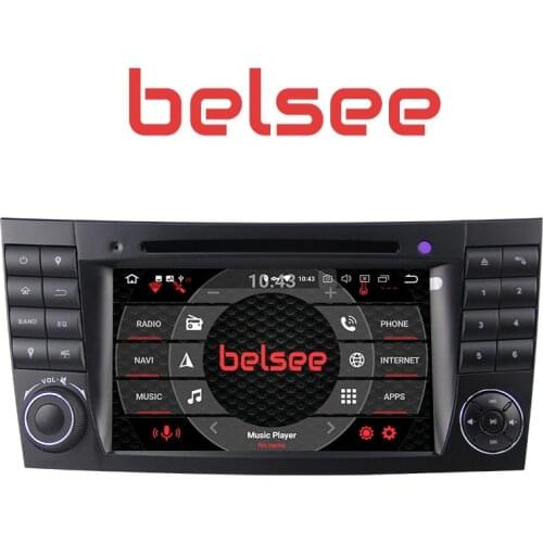 Belsee Screen Android 9.0 Head Unit Radio Auto Car Navigation Autoradio Stereo Mercedes CLS Class W219 G-Class W463 E-Class W211